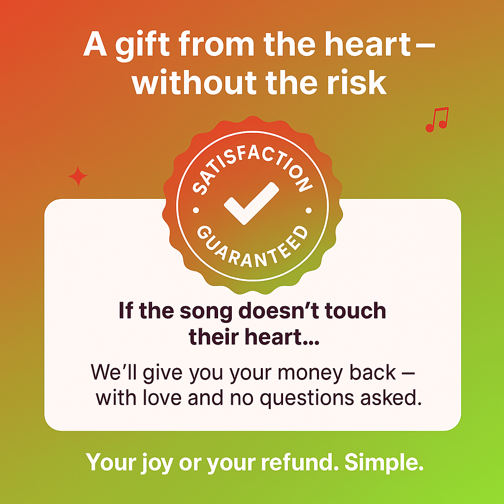 Your story in a song – Emotions guaranteed.