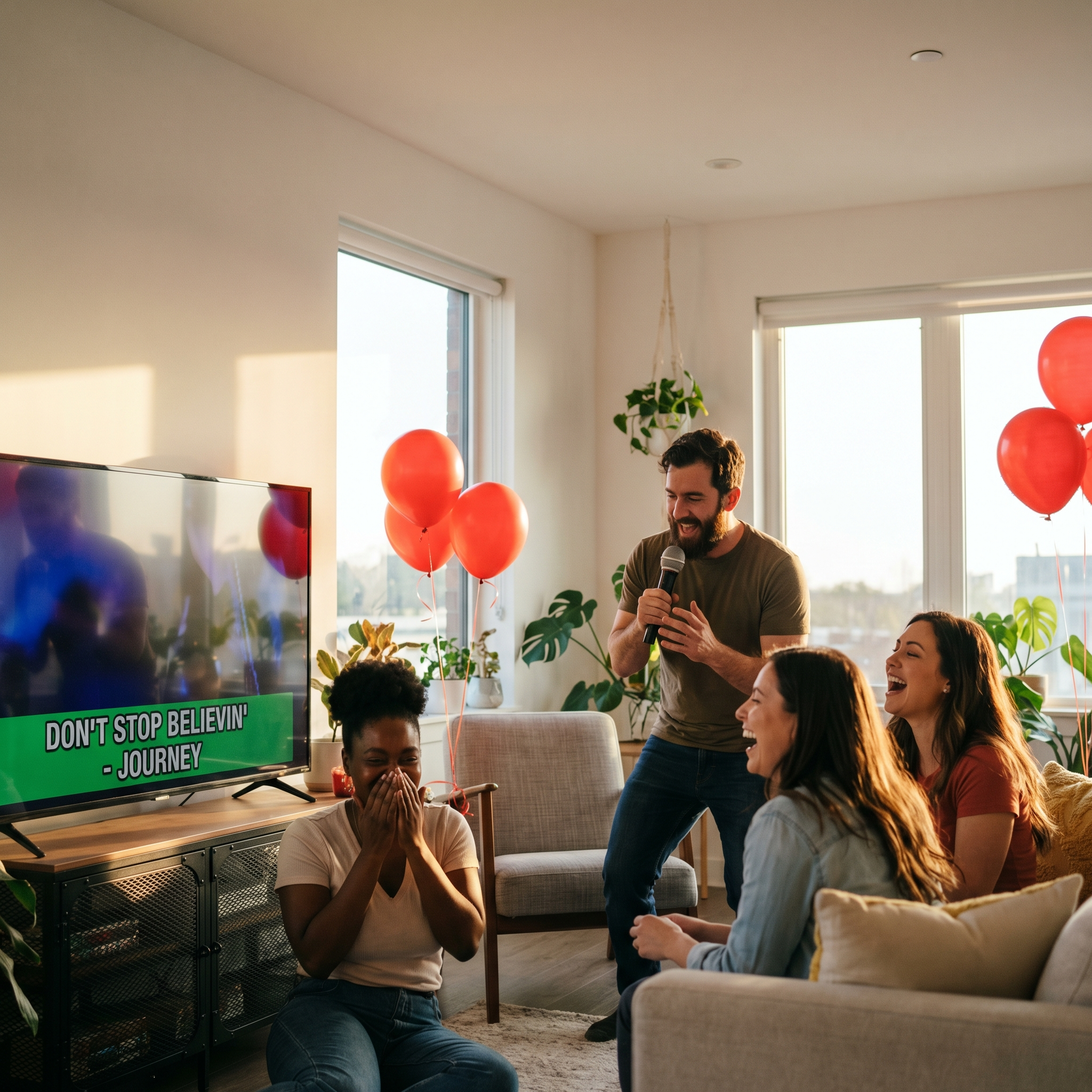 Karaoke video of your personalized song